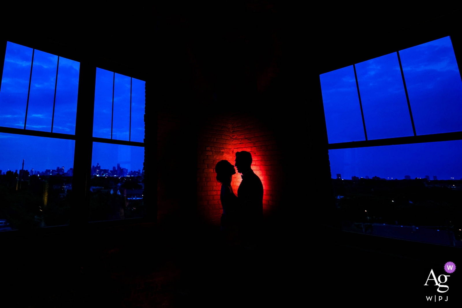 Photo: <a href="https://www.wpja.com/photos/artistic-wedding-photographers-portrait/2360851"> Milan Lazic - Chicago, Illinois Séance de portrait du jour du mariage avec un couple de Chicago