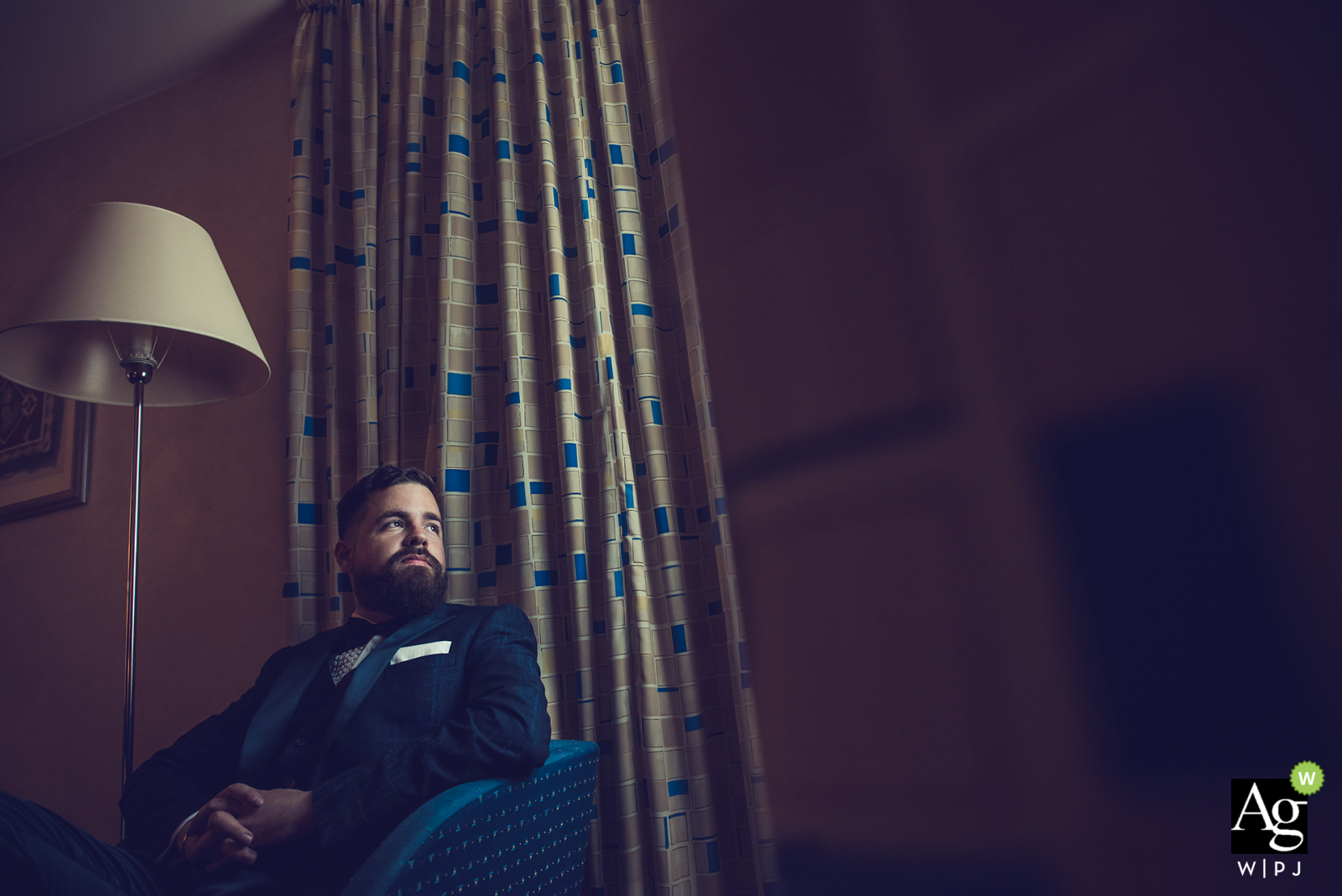 Hilton Sofia Wedding Venue Photo | Groom is Waiting alone