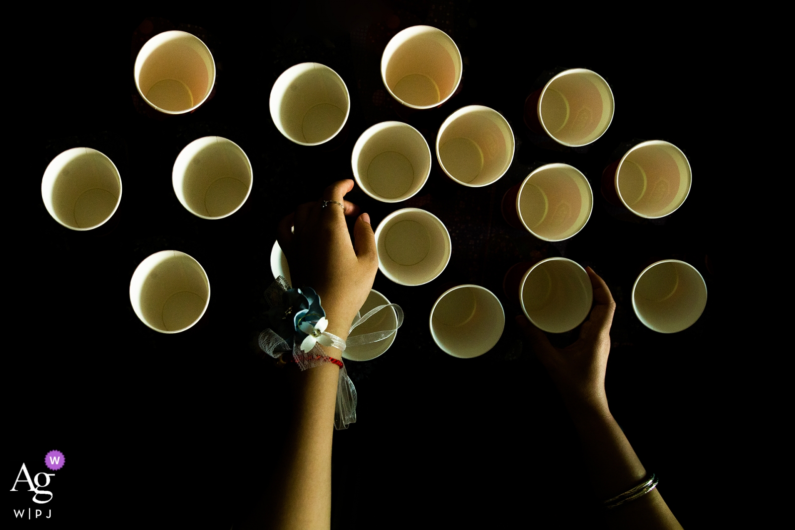 Fujian wedding detail photography. Prepare drinks 