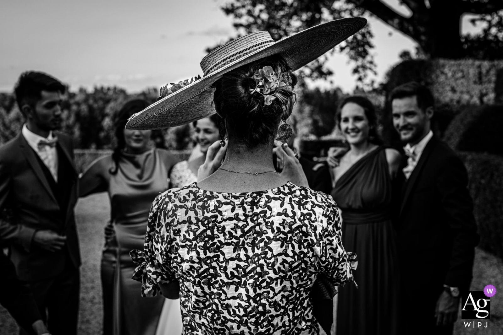 Domaine de rochemontes, France photographer behind this hat Domaine de rochemontes, France - there's a photographer behind this hat
