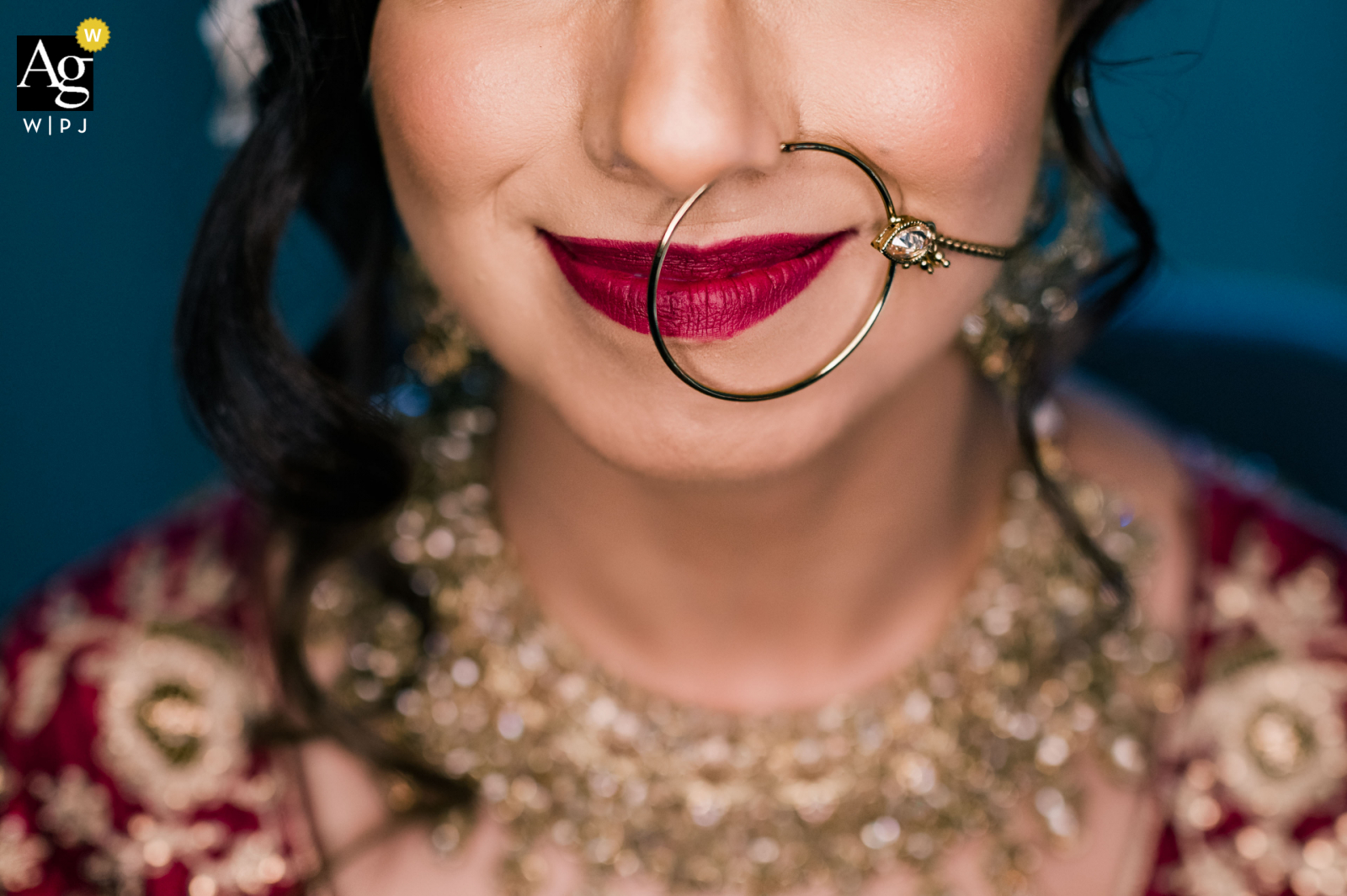 Image de détail de mariage au Canada des bijoux de la mariée