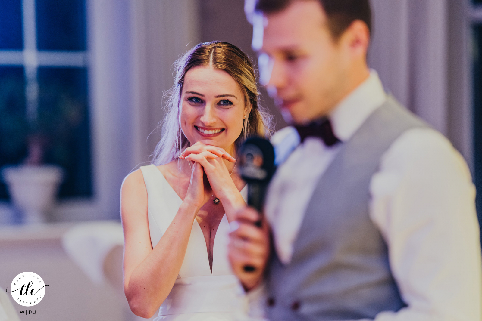 Landhotel Voshövel - Schermbeck Hochzeitstag Foto des Bräutigams hält eine Rede