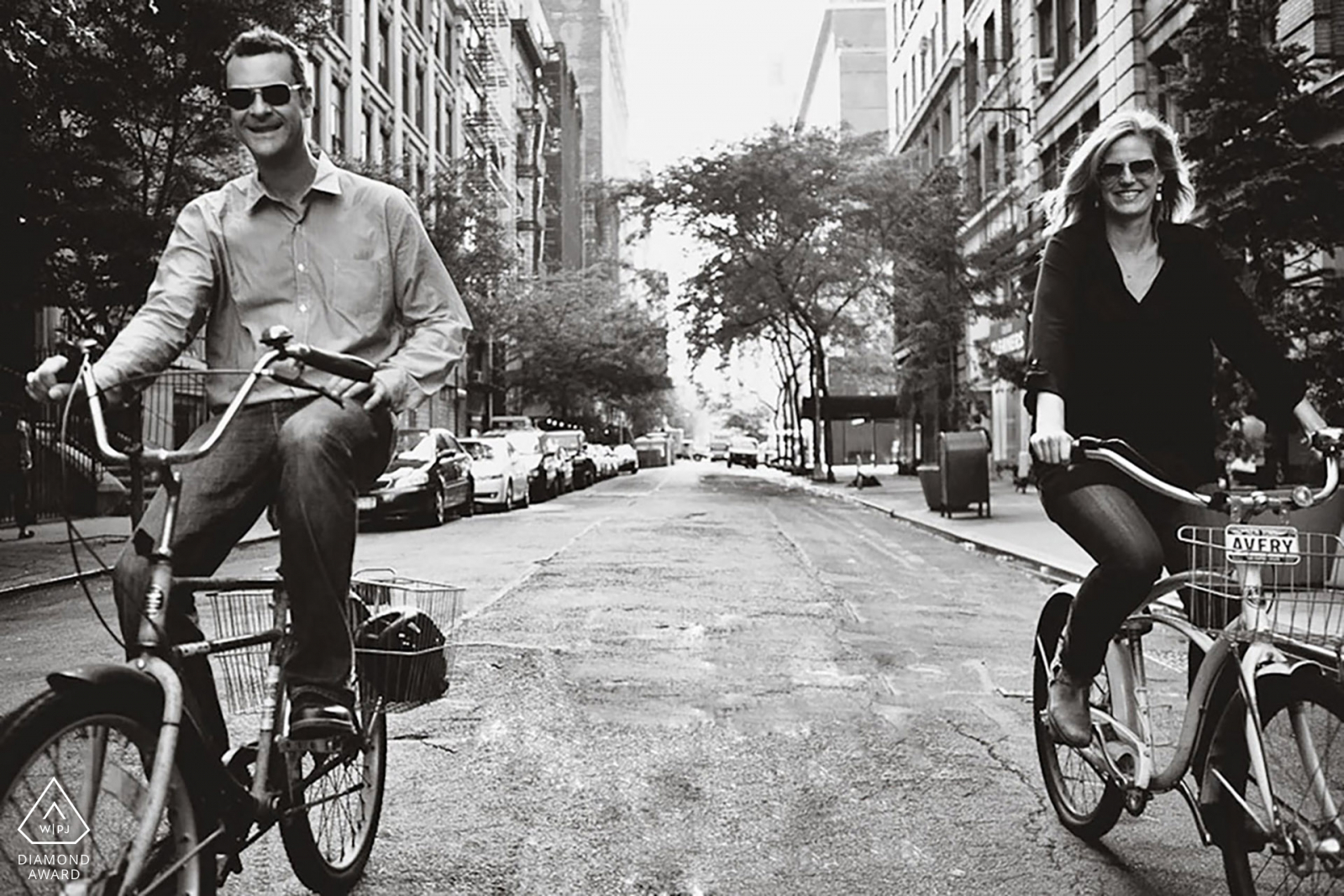 bike ride engagement photo by casey fatchett