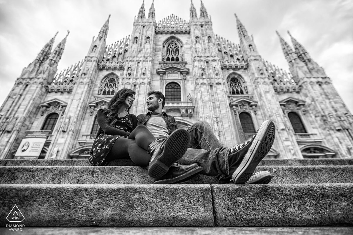 Photo de: <a href="https://www.wpja.com/photos/diamond-award-best-engagement-portrait-photographer/2159801"> Stefano Ferrier - Photographe de mariage en Italie </a> Portrait de fiançailles à Paderno Dugnano, photographie de Stefano Ferrier