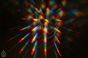 Pasadena pre wedding photo shoot with starburst magic