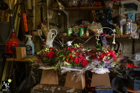 In a rustic shed in Creeslough, County Donegal, a collection of vibrant wedding bouquets sits in storage, waiting to be carried down the aisle in the Ulster countryside.