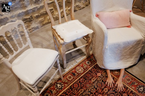 Paris Wedding Scene Comes Alive With Children Playing, Adding Joyful Energy And Carefree Spirit To The Setting Paris comes alive with the joyful play of children, adding energy and carefree spirit to the wedding setting.