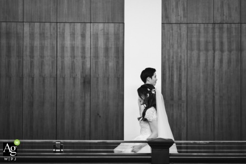Couple Walks Past Each Other In Stylish Halls At Kempinski Hotel Singapore As the couple walks past each other in the elegant halls of The Capitol Kempinski Hotel, Singapore, a perfectly timed image highlights their connection in a creative, modern style.