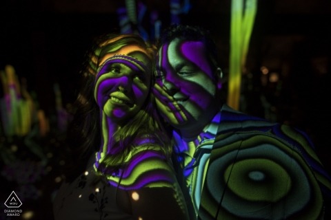 Electric Desert art installation in Arizona - Pre Wedding Photographer 