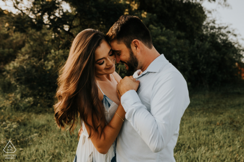 A romantic engagement session at Assis Chateaubriand for Pre Wedding Rehearsal Images