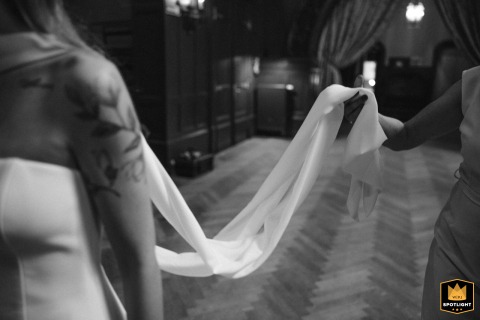 Mother Of The Bride Gracefully Carries Shawl To Emotional Poland Wedding Ceremony The bride's mother gracefully carries her shawl, en route to the emotional Poland wedding ceremony.