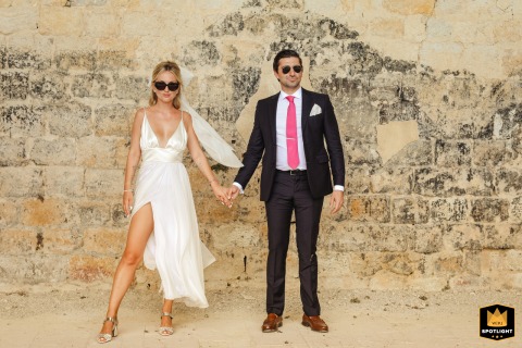 Soft Light And Old Stone Frame The Church Bridal Portrait Bridal portrait in Flamarens, France: a couple in an old church, bathed in soft light.