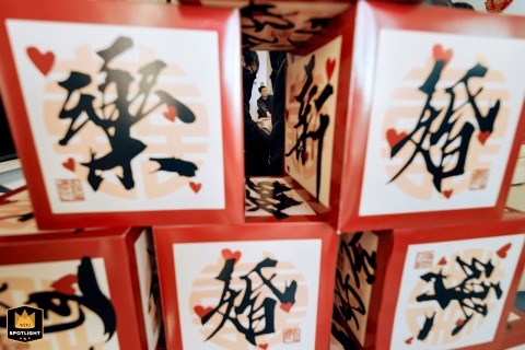 Small Meaningful Detail Captures A Guest Observed During A Local Wedding Celebration In Kaifeng Henan China A guest at a wedding in Kaifeng, Henan, China, is observed in a small but meaningful detail on the wedding day, offering a glimpse into the nuance and customs of local celebration.