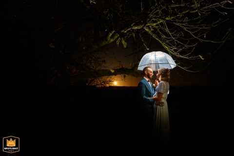 Enchanting Scene Setter Of A Couple Session Under The Rising Full Moon At Villa Biloba The newlyweds share a serene experience under the rising full moon at Villa Biloba in south Dordogne, their couple session illuminated by moonlight for an enchanting feel.