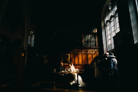 signing the register