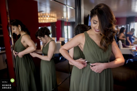 Sanctuary Camelback Mountain Resort wedding day photography from the session of getting ready 
