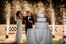 Best Verbania documentary wedding photojournalism image from Grand Hotel Majestic in Italy showing A cake full of stars Best Verbania documentary wedding photojournalism image from Grand Hotel Majestic in Italy showing A cake full of stars