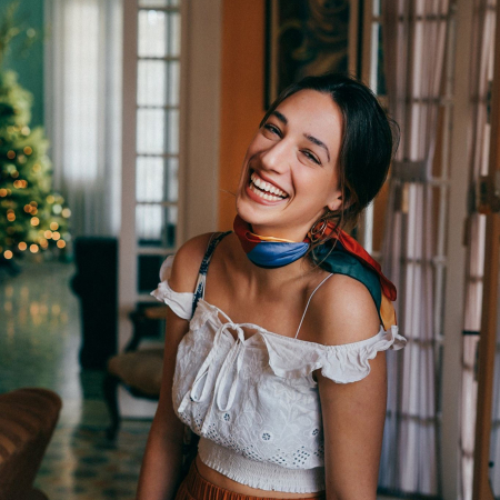 Portrait of London wedding reportage photographer Chloe Delmonte, of the UK London wedding photography by Chloe Delmonte, of England United Kingdom