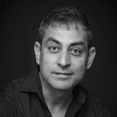Studio portrait of Ontario wedding photographer Amit Dullu of Canada - WPJA member profile Ontario wedding and elopement photography by Amit Dullu of Canada