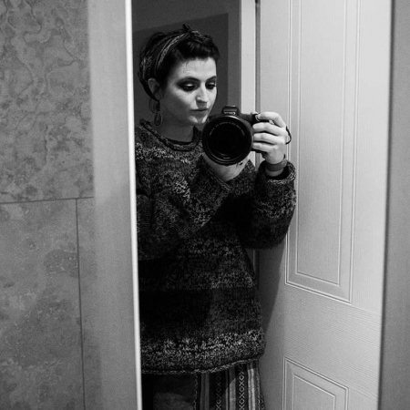BW self portrait of wedding reportage photographer Bronte Fae of Wales, United Kingdom Monmouthshire BW wedding reportage photography by Brontë Fae of Wales, United Kingdom