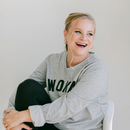 Lifestyle studio portrait of Los Angeles wedding photographer Heather DeCamp of S California Los Angeles wedding photography by Heather DeCamp of S California