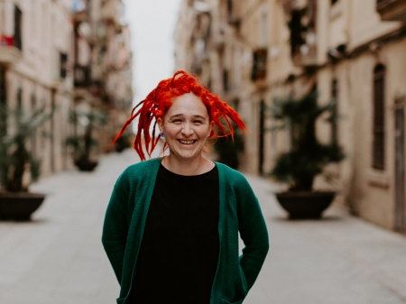 Lifestyle portrait of Charente-Maritime wedding photographer Audrey Morisson of Nouvelle-Aquitaine, FR Nouvelle-Aquitaine and Charente-Maritime wedding photography by Audrey Morisson of France