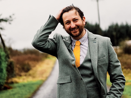 Lifestyle portrait of Limerick documentary wedding photographer Jamie Gillies - Munster and Ireland Pro Limerick documentary wedding photography by Jamie Gillies - Munster and Ireland Pro
