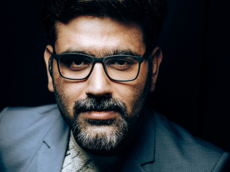 Studio portrait of Hyderabad documentary-style wedding photographer Sougata Mishra of Telangana India Hyderabad documentary wedding photography by Sougata Mishra of Telangana India