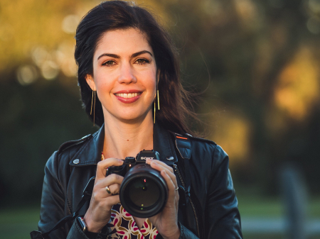 Lifestyle portrait of Brooklyn wedding photographer Inbal Sivan of New York City Brooklyn wedding photography by Inbal Sivan of New York City - Metro