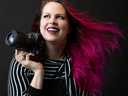 Portret studyjny fotografa ślubu i ślubu z Chicago Victoria Sprung z IL Fotografia ślubna i ucieczka z Chicago autorstwa Victoria Sprung