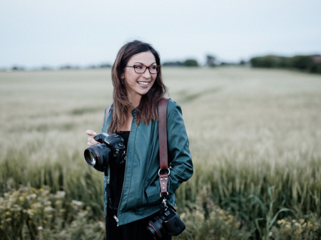 Lifestyle portrait of West Sussex documentary wedding photographer Nicola Hudson of the UK England and West Sussex wedding photography by Nicola Hudson of the United Kingdom