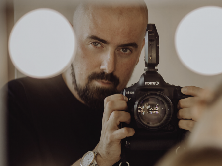 Self portrait by Warsaw wedding photographer Marek Hanyzewski of Masovian Poland Warsaw wedding and elopement photography by Marek Hanyzewski of Masovian Poland