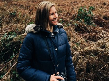 Lifestyle portrait of West Sussex wedding reportage photographer Jenny Rutterford, of England West Sussex wedding photography and elopements by Jenny Rutterford | United Kingdom and England WPJA