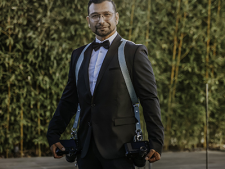 Lifestyle portrait of Marseille wedding photographer Daniel Pelcat of PACA, France Marseille wedding and elopement photography by Daniel Pelcat of Bouches-du-Rhone, PACA, France