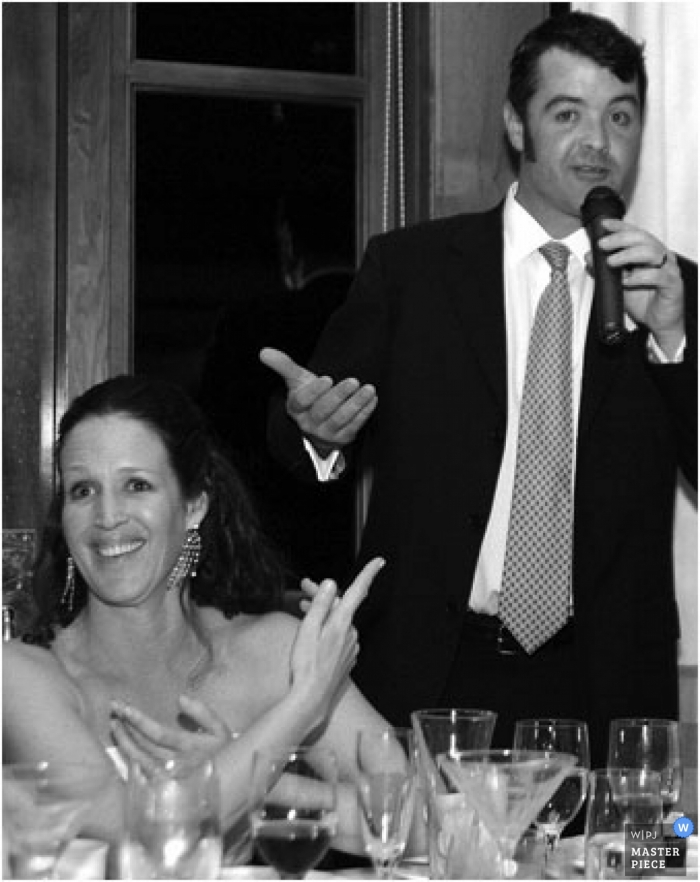 Photo by: <a href="https://www.wpja.com/contests/2006-winter/toastingspeeches/102176">Michael Faas - United States</a> Wedding Photographer Michael Faas of Colorado, United States
