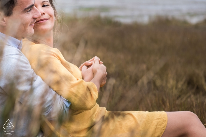 engagement photography for Hossegor France