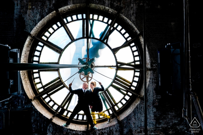 Virginia couple opts for a Harry Potter Engagement Photo session 