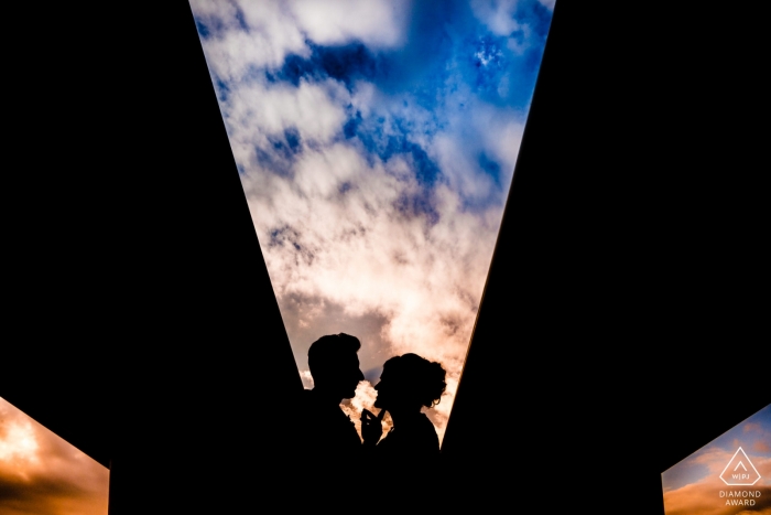 Photo by: <a href="https://www.wpja.com/photos/diamond-award-top-wedding-engagement-photographer/2309466">Khoi Le - Ho Chi Minh City Vietnam engagement images of a couple under the highway bridges | pre-wedding session for portraits