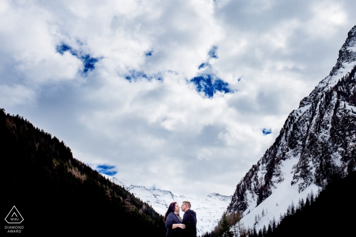 Hessen Germany Engagement Photograph under clouds Hessen Germany Engagement Photograph under clouds by Steven Herrschaft