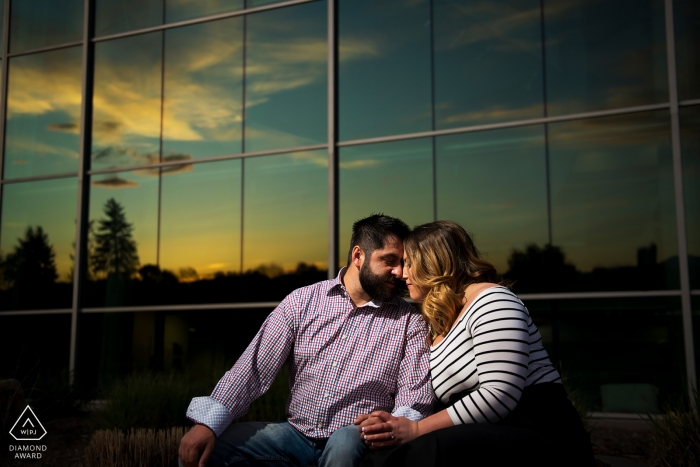 Photographie de fiançailles au parc municipal de Denver | Photographe de mariage à Denver