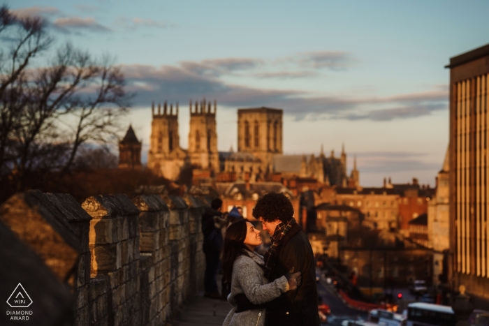 Foto: <a href="https://www.wpja.com/photos/diamond-award-top-wedding-engagement-photographer/2371276"> Rob Dodsworth - Norwich Norfolk York Minster Sunset Verlobungsphotographie | Norfolk England Hochzeitsfotograf