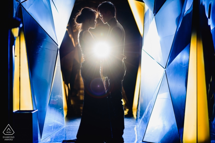 Photographe de mariage en Espagne pour la photographie de fiançailles à Madrid