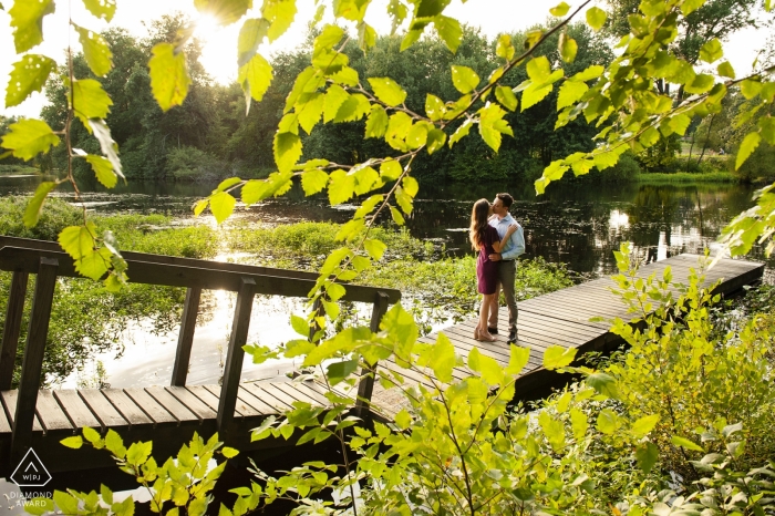 Photos de fiançailles de mariage MA pour couples en Nouvelle-Angleterre