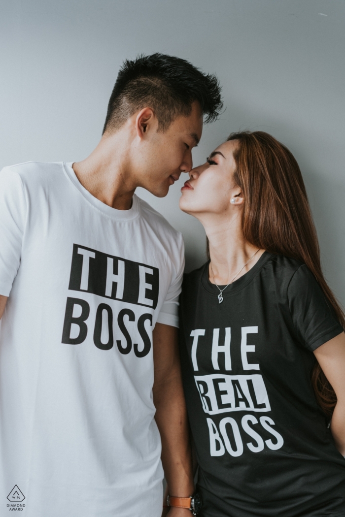 The Boss夫妇的越南订婚照片拍摄会议| 胡志明摄影师