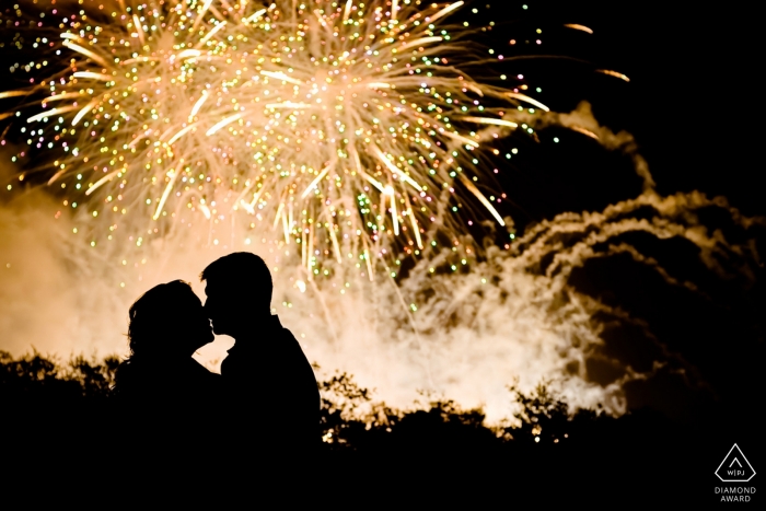 Fotógrafo de noivado de fogos de artifício de Key West | Fotografia da Flórida