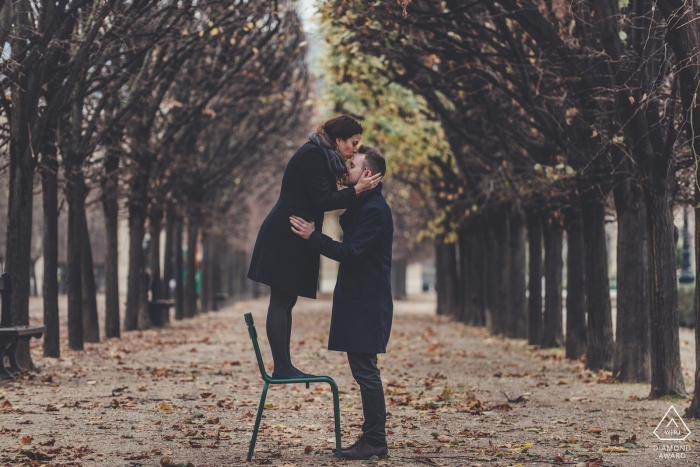 Paris, Île-de-France Photographes de fiançailles de mariage