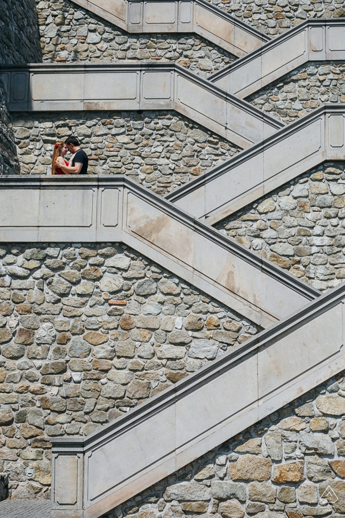 Séance photo de fiançailles en Slovaquie avec un couple | Photographe Europe