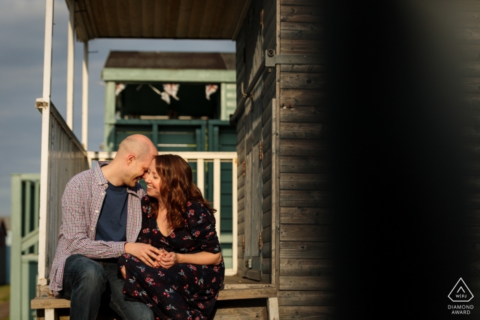 Coastal engagement shoot with a couple in Whistable Kent, UK Coastal engagement shoot with a couple in Whistable Kent, UK