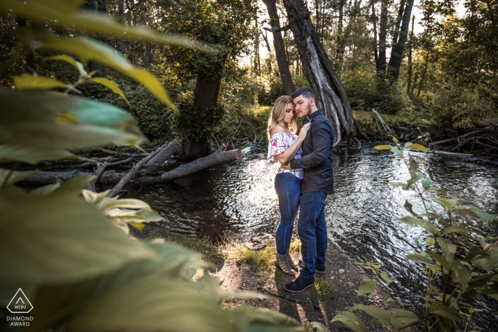 Photo by: <a href="https://www.wpja.com/photos/diamond-award-top-wedding-engagement-photographer/2420961">Lori-Anne Crewe - Ayr Ontario Ontario Engagement Photography Session at the stream/brook