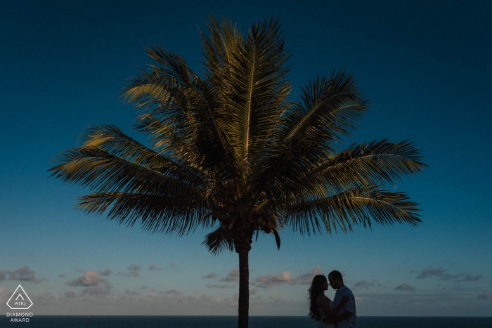 Photo by: <a href="https://www.wpja.com/photos/diamond-award-top-wedding-engagement-photographer/2418061">Bruno Montt - Rio de Janeiro Rio de Janeiro Itacaré - Bahia/BA Engagement Photography session with palm tree and blue sky